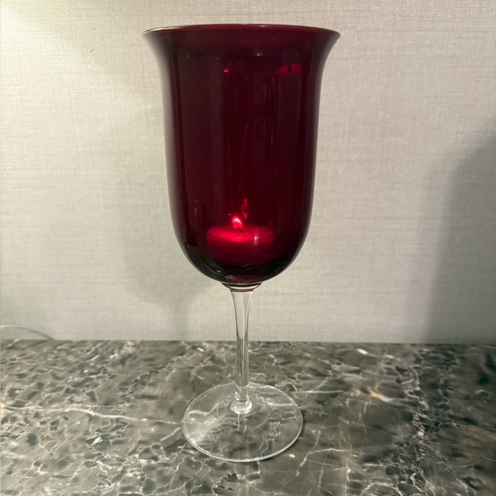 PartyLite Red and White Candle Holder Accents
